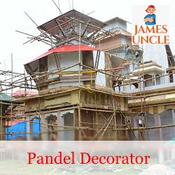 Pandal Decorator Mr. Surajit Pramanik in Belgachia